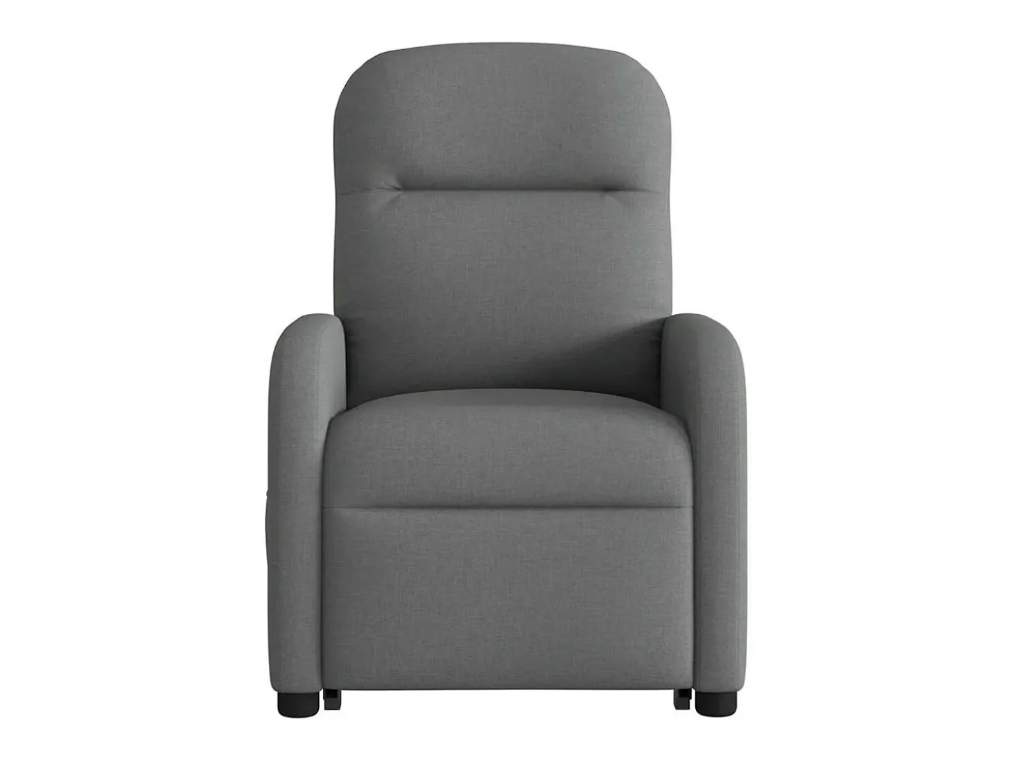 Poltrona elétrica elevatória massagens tecido cinzento-escuro SHL907029