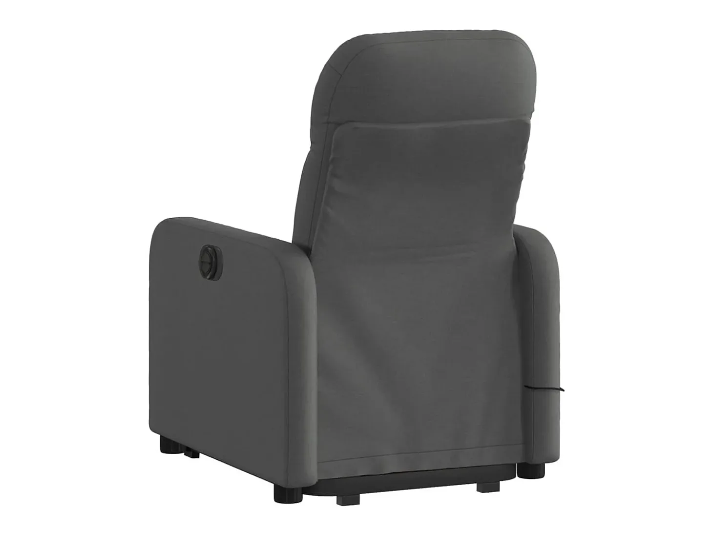 Poltrona elétrica elevatória massagens tecido cinzento-escuro SHL706744