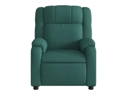 Poltrona elétrica reclinável tecido verde-escuro SHL827912