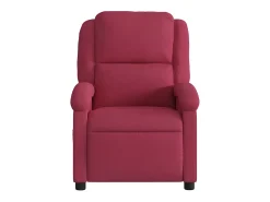 Poltrona elétrica reclinável veludo vermelho tinto SHL264337