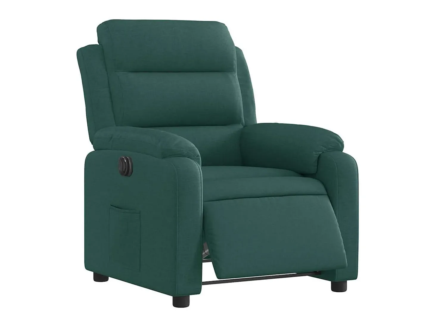 Poltrona elétrica reclinável tecido verde-escuro SHL687987