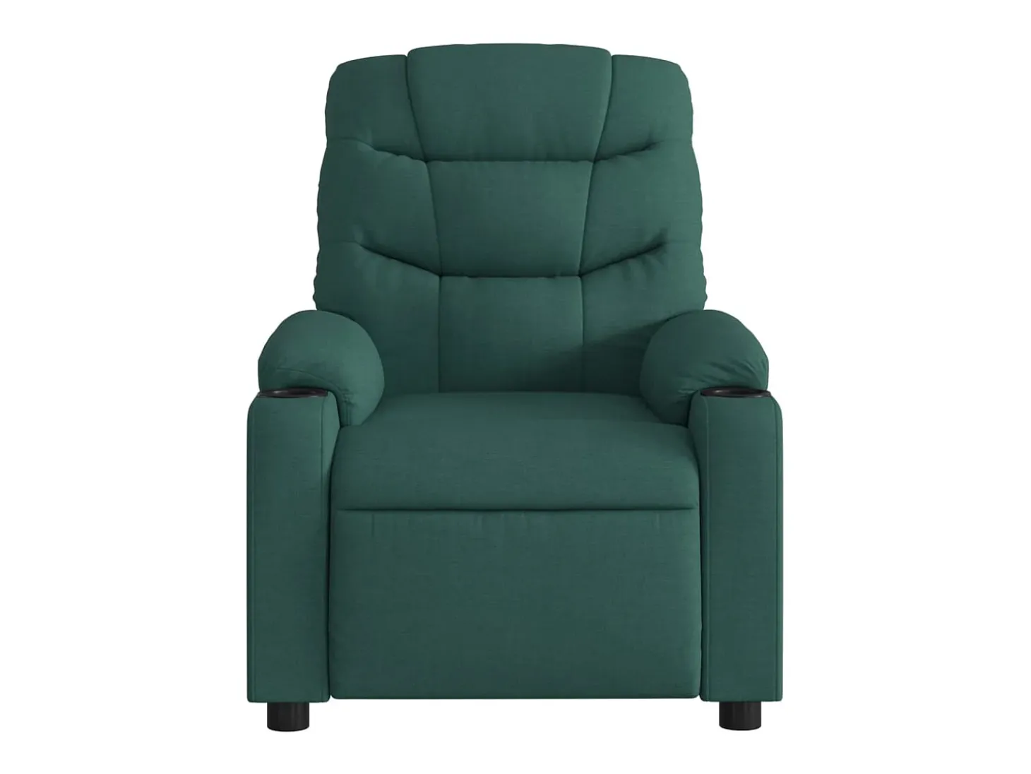 Poltrona elétrica reclinável tecido verde-escuro SHL208317