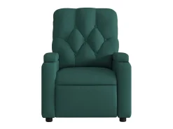 Poltrona elétrica reclinável tecido verde-escuro SHL338060
