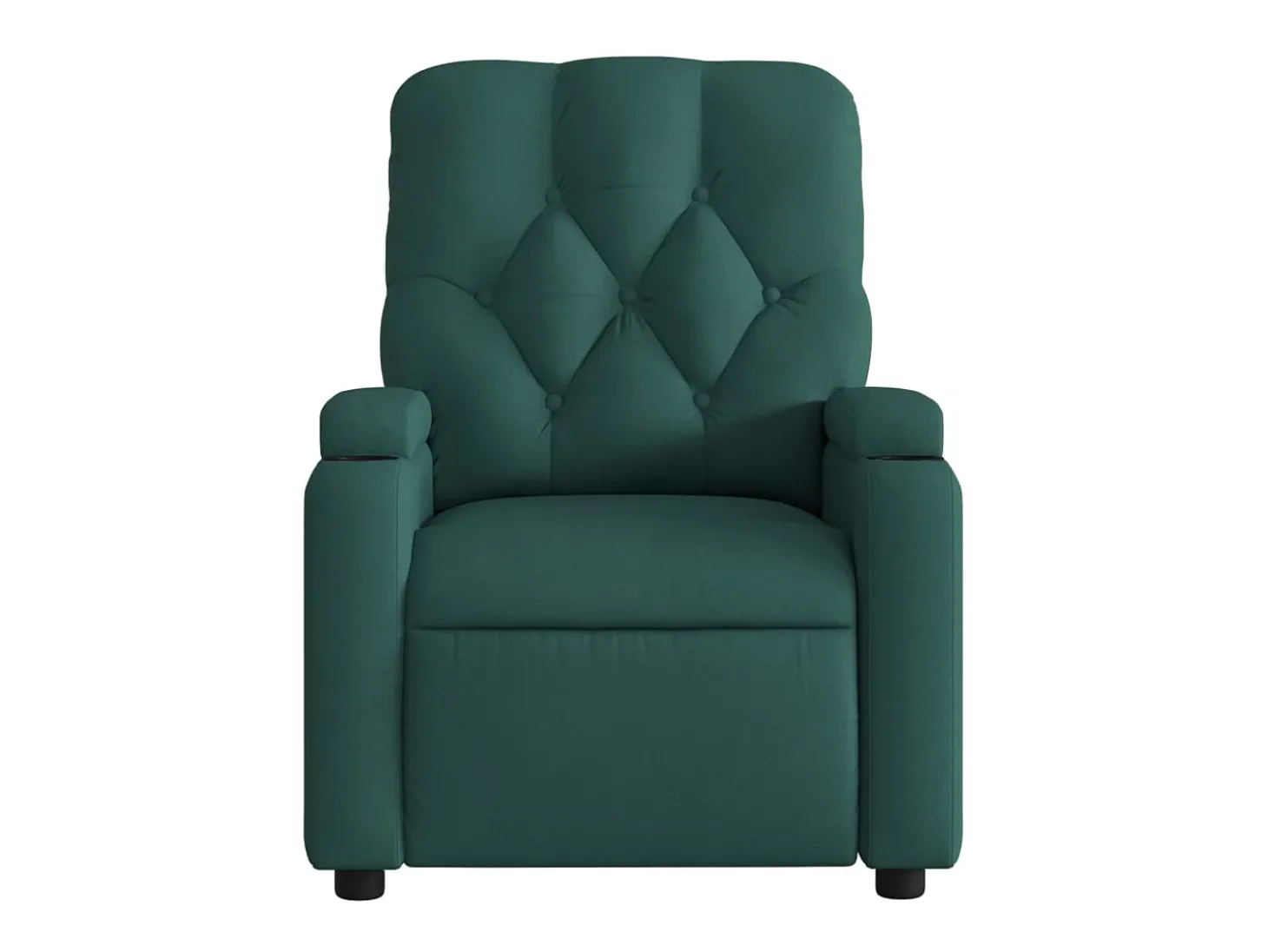 Poltrona elétrica reclinável tecido verde-escuro SHL338060