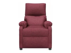 Poltrona elétrica reclinável tecido vermelho tinto SHL541821