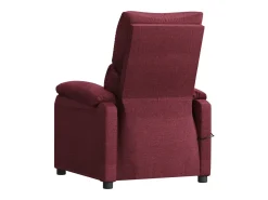 Poltrona elétrica reclinável tecido vermelho tinto SHL541821