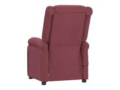 Poltrona elétrica reclinável tecido vermelho tinto SHL57925