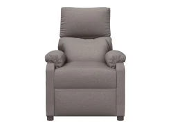 Poltrona elétrica reclinável tecido cinzento-acastanhado SHL694029