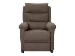 Poltrona elétrica reclinável tecido cinzento-acastanhado SHL663441