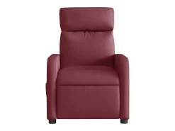 Poltrona elétrica reclinável tecido vermelho tinto SHL733621