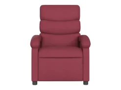 Poltrona elétrica reclinável tecido vermelho tinto SHL934850