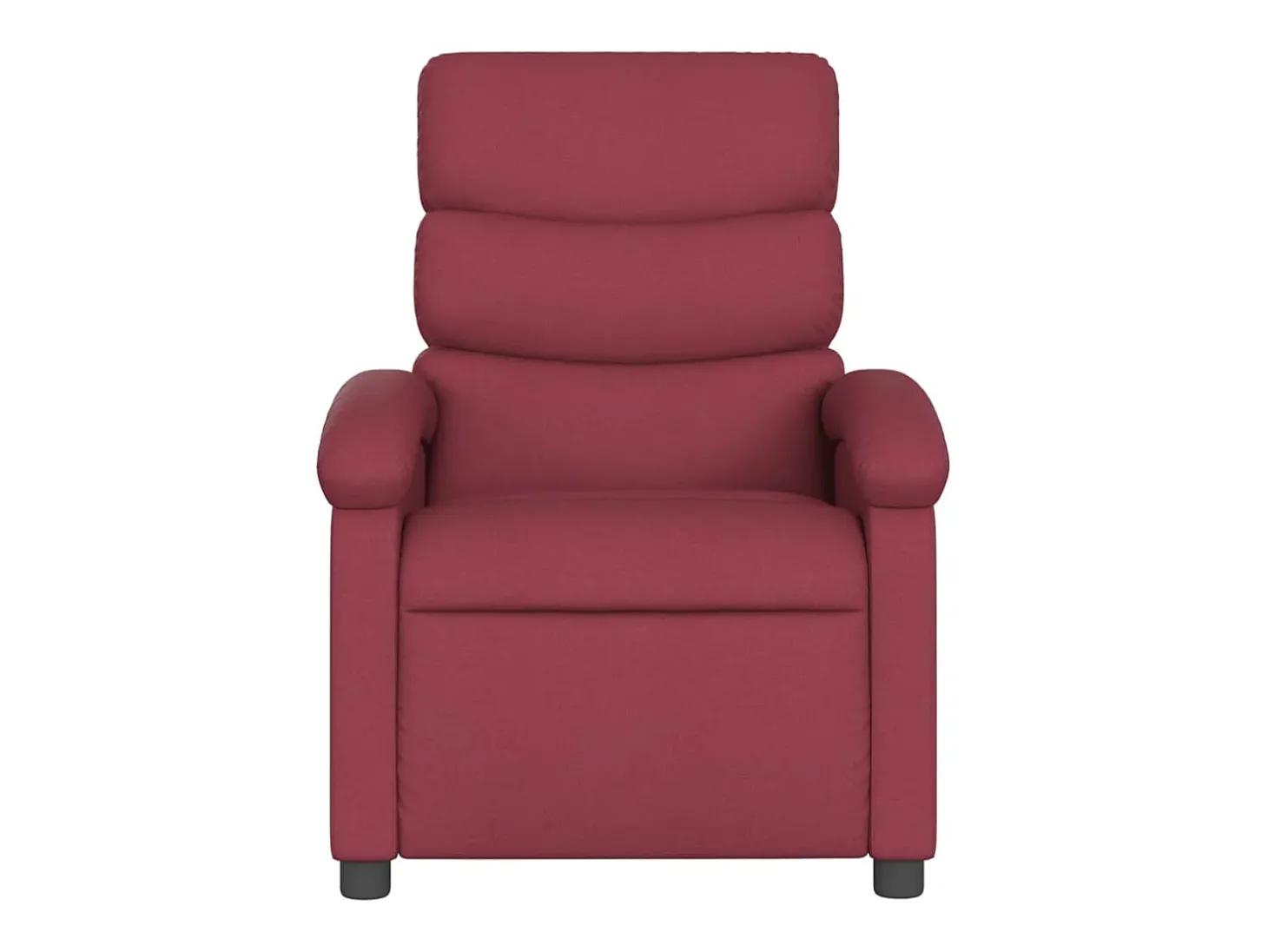 Poltrona elétrica reclinável tecido vermelho tinto SHL934850