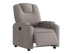 Poltrona elétrica reclinável tecido cinzento-acastanhado SHL845750