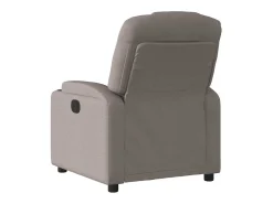 Poltrona elétrica reclinável tecido cinzento-acastanhado SHL845750