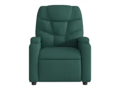 Poltrona elétrica reclinável tecido verde-escuro SHL507041