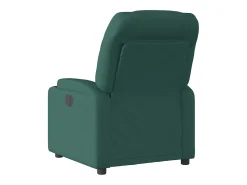 Poltrona elétrica reclinável tecido verde-escuro SHL507041