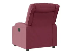 Poltrona elétrica reclinável tecido vermelho tinto SHL600196