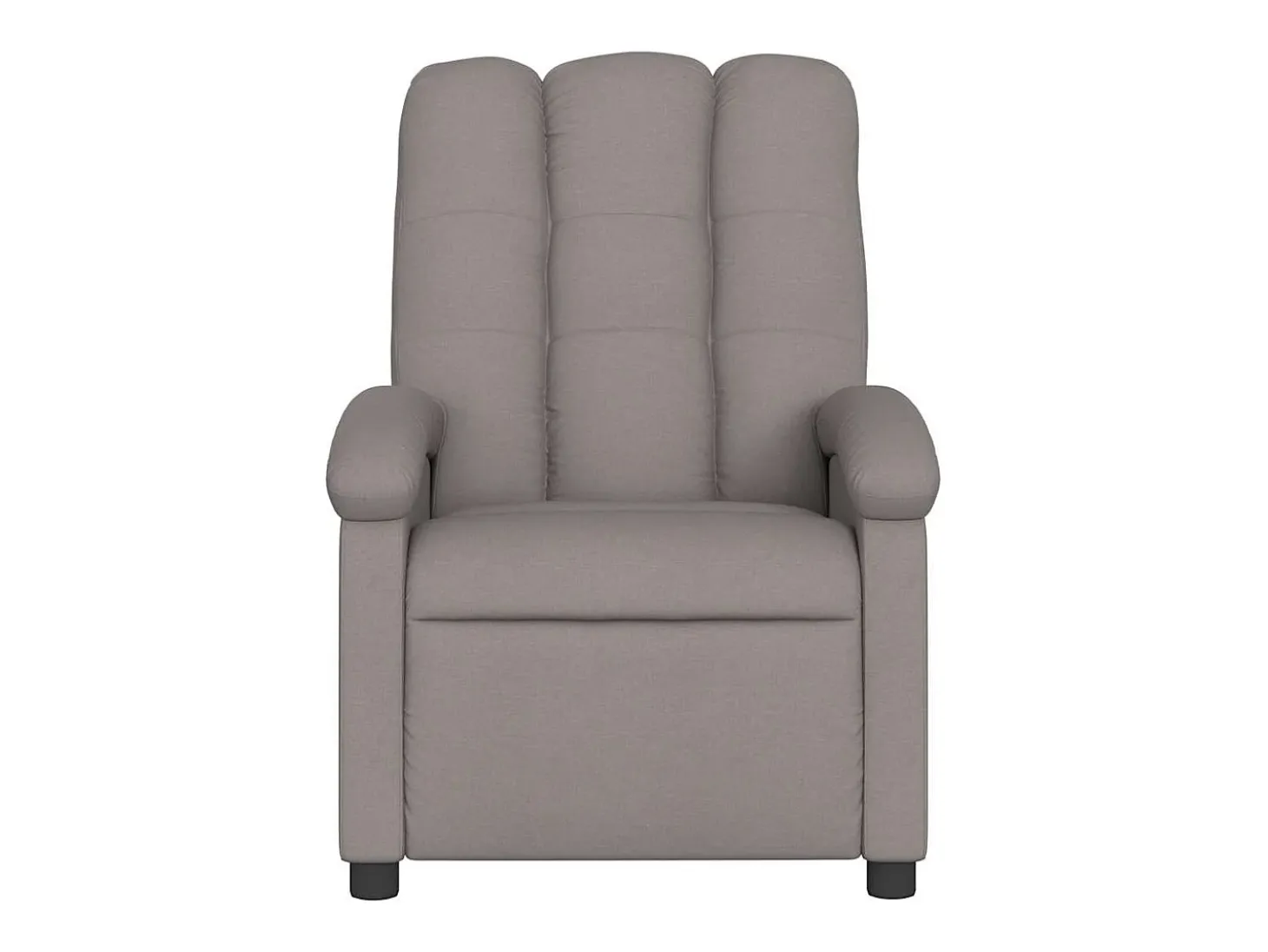 Poltrona elétrica reclinável tecido cinzento-acastanhado SHL535074