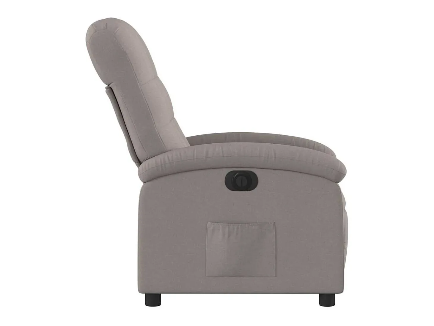 Poltrona elétrica reclinável tecido cinzento-acastanhado SHL535074