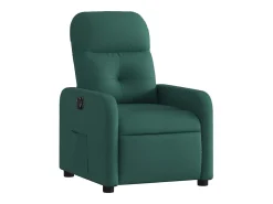 Poltrona elétrica reclinável tecido verde-escuro SHL449375