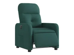 Poltrona elétrica reclinável tecido verde-escuro SHL449375