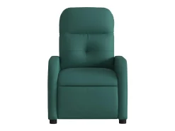 Poltrona elétrica reclinável tecido verde-escuro SHL449375