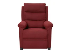 Poltrona elétrica reclinável tecido vermelho tinto SHL898828