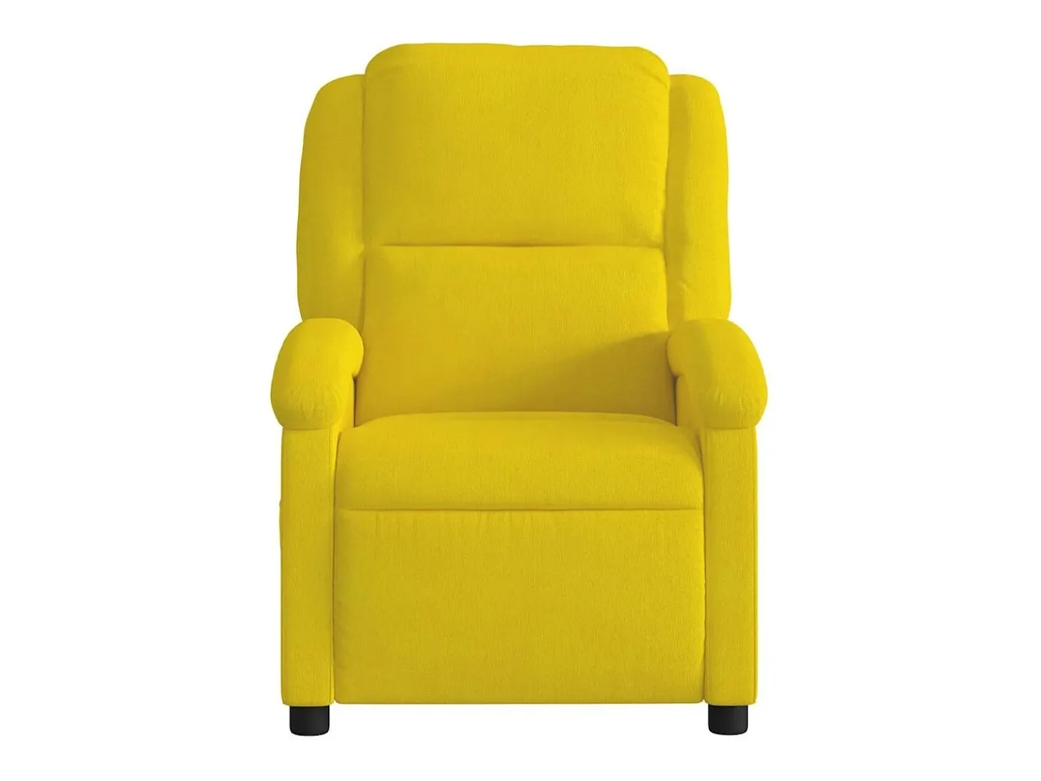 Poltrona elétrica reclinável veludo amarelo SHL747305