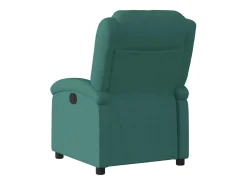 Poltrona elétrica reclinável tecido verde-escuro SHL481693