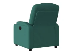 Poltrona elétrica reclinável tecido verde-escuro SHL44118