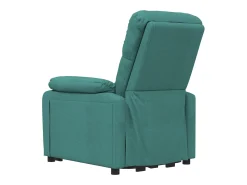 Poltrona elétrica reclinável tecido verde-escuro SHL206830