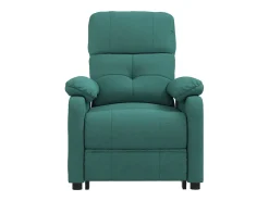 Poltrona elétrica reclinável tecido verde-escuro SHL206830