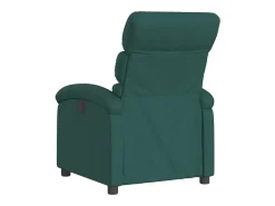 Poltrona elétrica reclinável tecido verde-escuro SHL420849