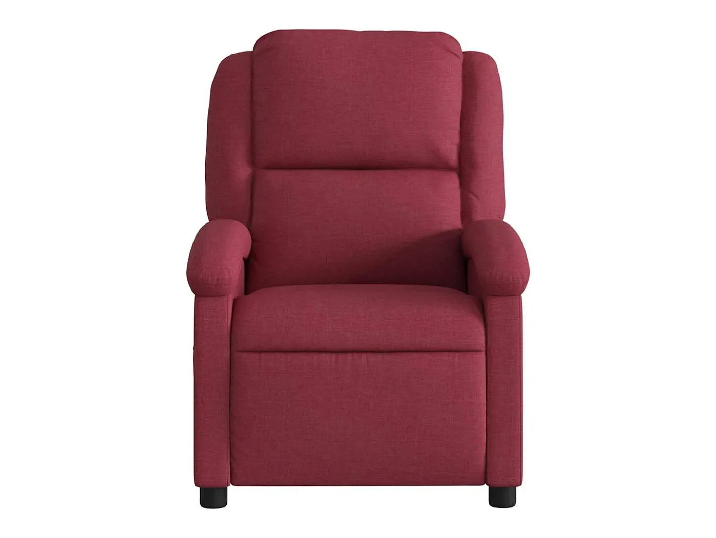 Poltrona elétrica reclinável tecido vermelho tinto SHL587077