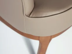 Poltrona em cuoro sintentico cinzento taupe 5043 ANGEL CERDA
