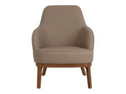 Poltrona em cuoro sintentico cinzento taupe 5043 ANGEL CERDA