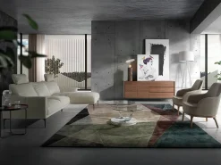Poltrona em cuoro sintentico cinzento taupe 5043 ANGEL CERDA