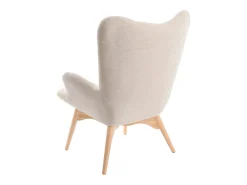 Poltrona em tecido bege 5023 ANGEL CERDA