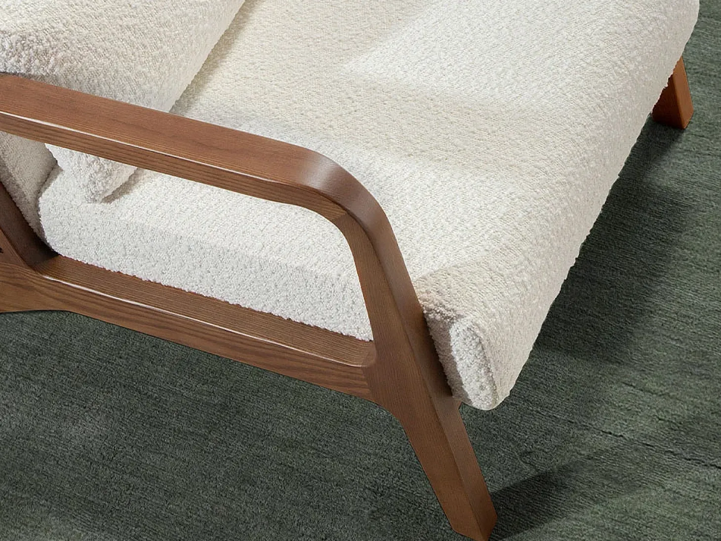 Poltrona em tecido branco 5100 ANGEL CERDA
