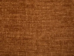 Poltrona giratória em tecido terracota com base em metal LIZUTA