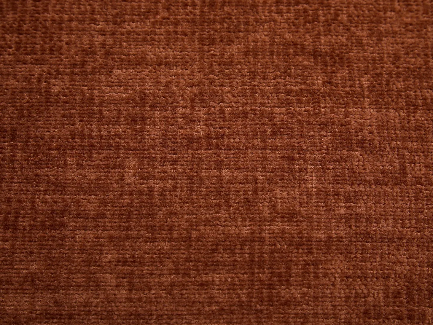 Poltrona giratória em tecido texturizado cor terracota - ILMACA