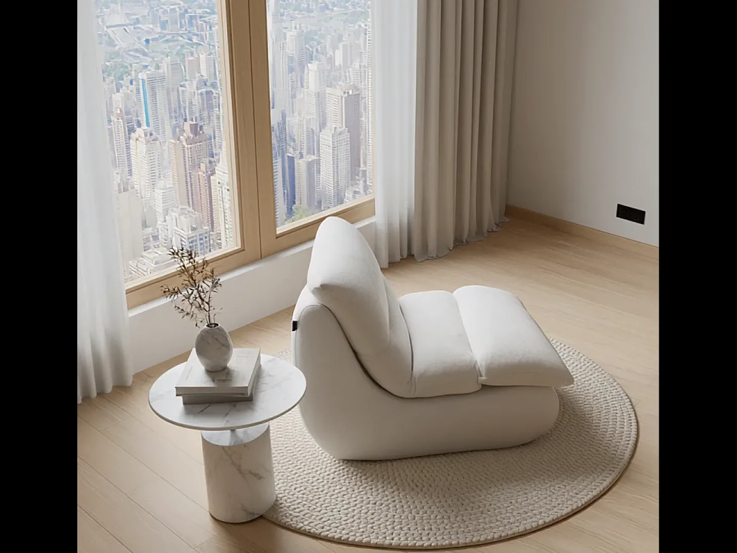 Poltrona Nuvia - branco