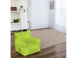 Poltrona Ossidiana, Assento almofadado, Sofá individual de sala, Cadeira com braços, Fabricado em Itália, 75x65 h70 cm, Verde