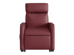 Poltrona reclin. elevatória elétrica couro artif vermelho-tinto SHL723625