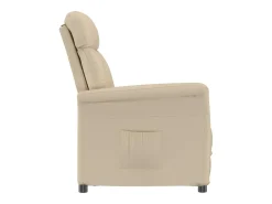 Poltrona Recliner Creme Creme 70.5x96.5x95 cm SHL987997