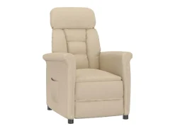 Poltrona Recliner Creme Creme 70.5x96.5x95 cm SHL987997