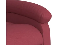 Poltrona Reclinável | Poltrona Confortável Relax tecido vermelho tinto SHL876379