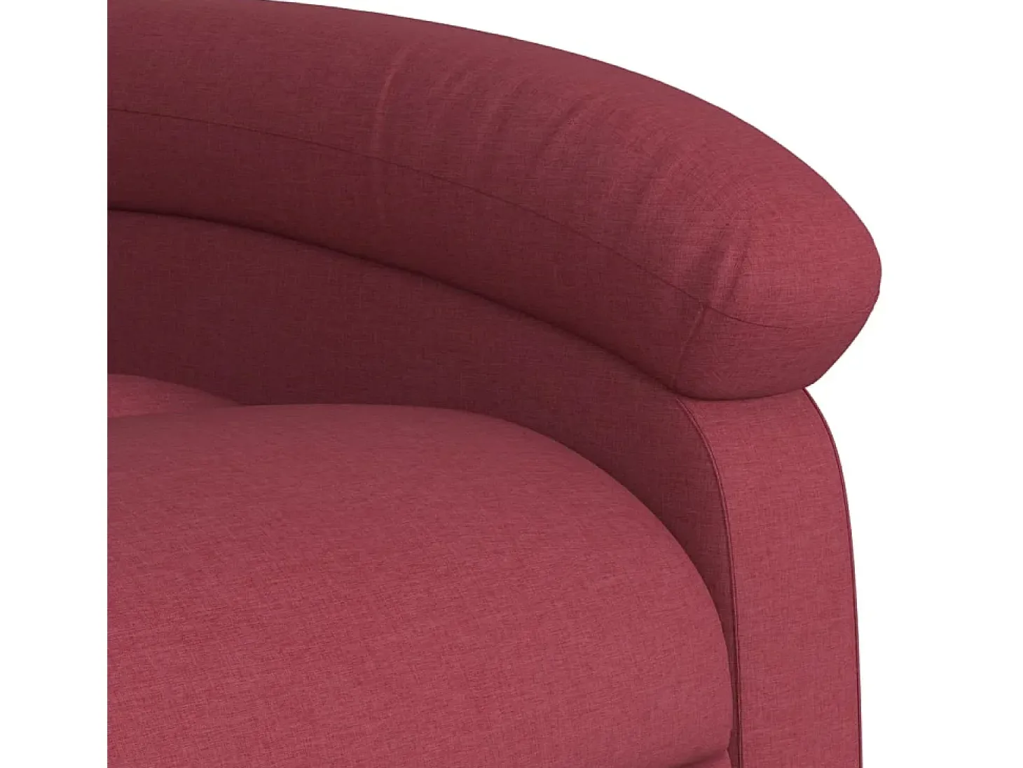 Poltrona Reclinável | Poltrona Confortável Relax tecido vermelho tinto SHL876379