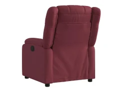 Poltrona Reclinável | Poltrona Confortável Relax tecido vermelho tinto SHL887877
