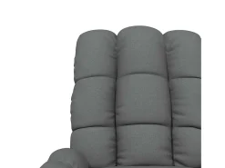 Poltrona Reclinável | Poltrona Confortável Relax tecido cinzento-escuro SHL429187